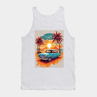 vintage car classic Tank Top